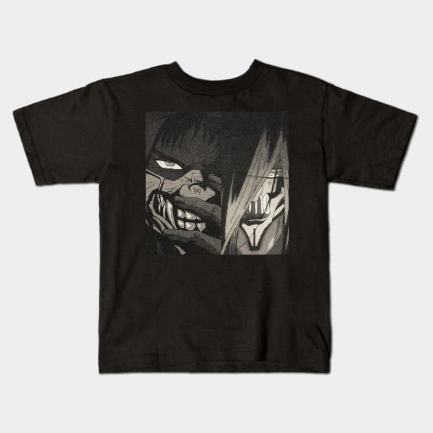 eternal enemy Kids T-Shirt by Habli